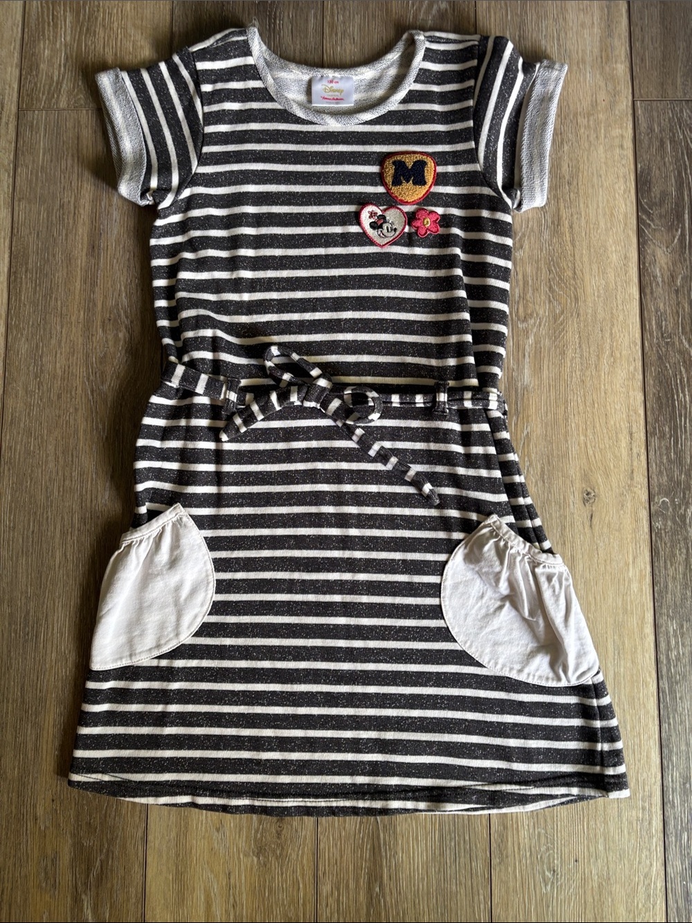 Hanna Andersson Disney Collection Minnie Mouse Tie Dress 100% cotton